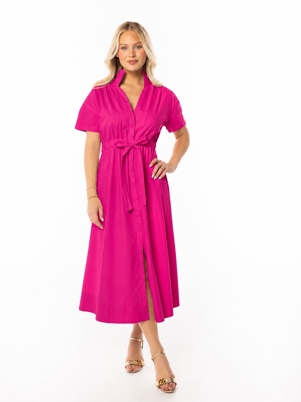 Holly Shae Fuchsia Corduroy Bria Midi Dress! Brand New Fall ‘26!!!